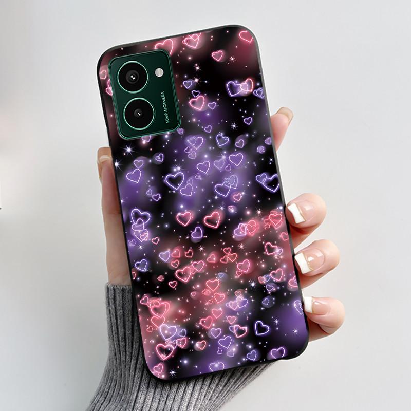 Weiche TPU Hülle für Nokia HMD Pulse Pro Pulse+ Plus Luxuriös Niedlich Liebe Hase Lustig Schwarzes Silikon Schutzhülle Rückseite Handyhülle