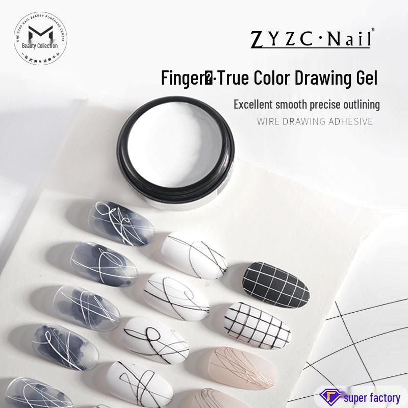 

Elastic Silk Nail Art Drawing Gel for DIY Lines