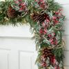 Artificial Flower Artificial Pine Branch Pine Cone Christmas Berry Christmas Decoration Home
