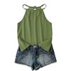 Women’s Bohemian Sleeveless Tank Top with Neck and Relaxed Fit for Outdoor and Casual Wear Comfortable Layer