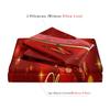 3 Pieces Valentine'S Day Gifts Bedding Set Romantic Rose Flower Heart-Shaped Dolphin Duvet Cover Set Queen King Size Lover Gifts