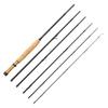 TIEMCO U-FLEX Backpacker 804-6 Fly Rod, 8ft 6pc Travel Rod, Line Wt #4, Japan