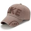 Trendy Distressed Embroidered Letter Baseball Cap for Men and Women