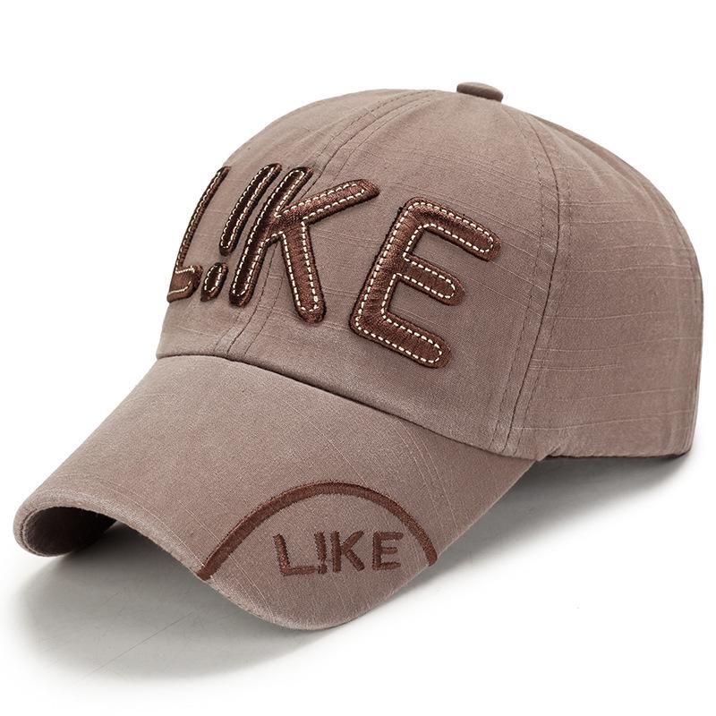 Trendy Distressed Embroidered Letter Baseball Cap for Men and Women