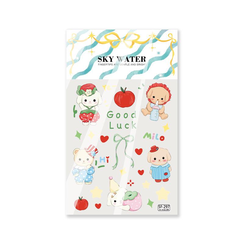 

SKY Cat Family Heart Planner Clips & DIY Decorative Stickers for Phones & Bottles