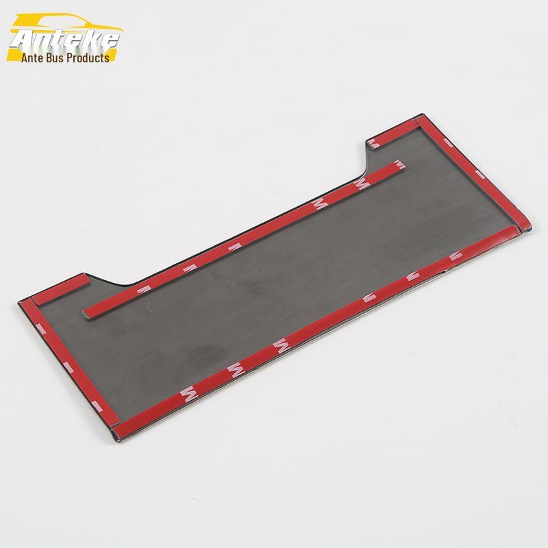 Panneau de console centrale en acier inoxydable 18 CC avec allume-cigare et couvercle de cendrier