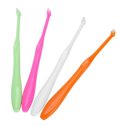 4 pezzi Spazzolino da Denti Ortodontico Dentale Setole Morbide Testa Piccola Filo Interdentale Pulitori Interdentali Spazzolino da Denti