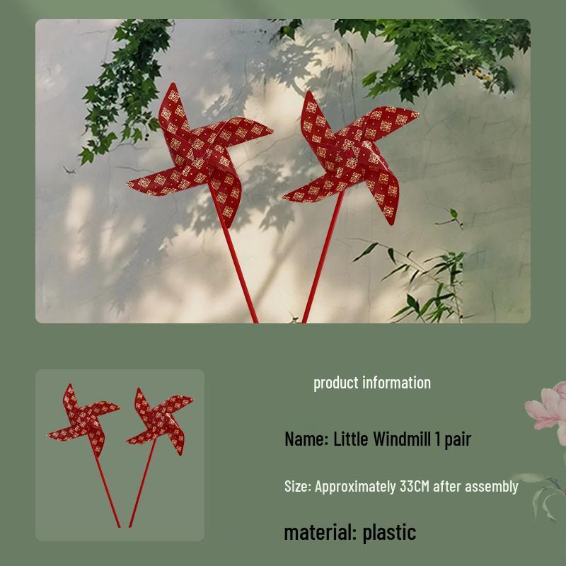 

Double Happiness Pre-Wedding Photoshoot Pinwheel Prop