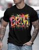 Bruh Unisexs Tshirt Comfortable Crew Neck Casual Soft Breathable Top Unisexswear Tshirt Summer Streetwear Cotton Trendy Letter Print