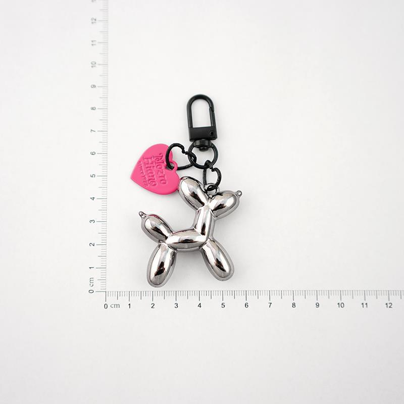 Balloon Dog Keychain - Original Dark Cool Girl and Couple Bag Pendant