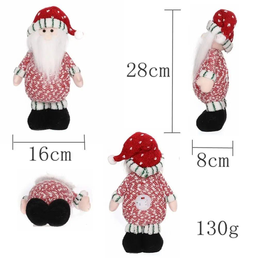 Snowman Christmas Decorations Santa Claus Party Gifts Happy New Year Christmas Standing Doll Home