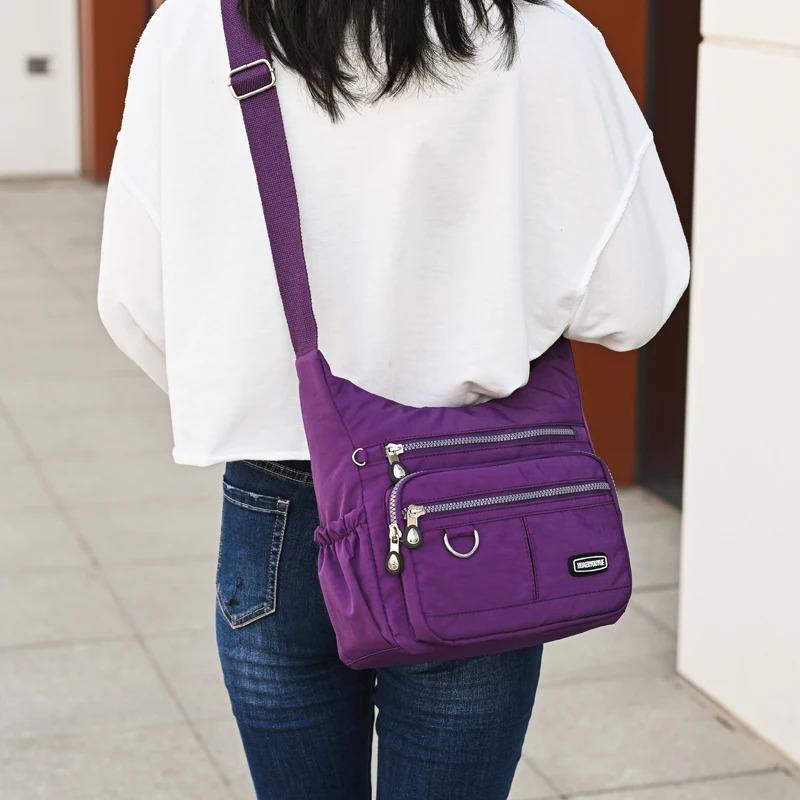 Borsa a tracolla da donna nuova Borsa a tracolla leggera femminile Borsa a tracolla da donna Borsa da donna impermeabile in nylon Sac A Main