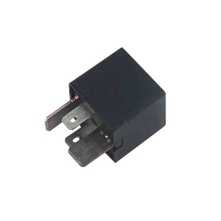 12V 70A Four-Pin Car Turn Signal Relay Flasher - Black