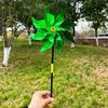 Colorful Polka Dot & Stripe Sequin Pinwheel Toy for Kids - Outdoor Fun