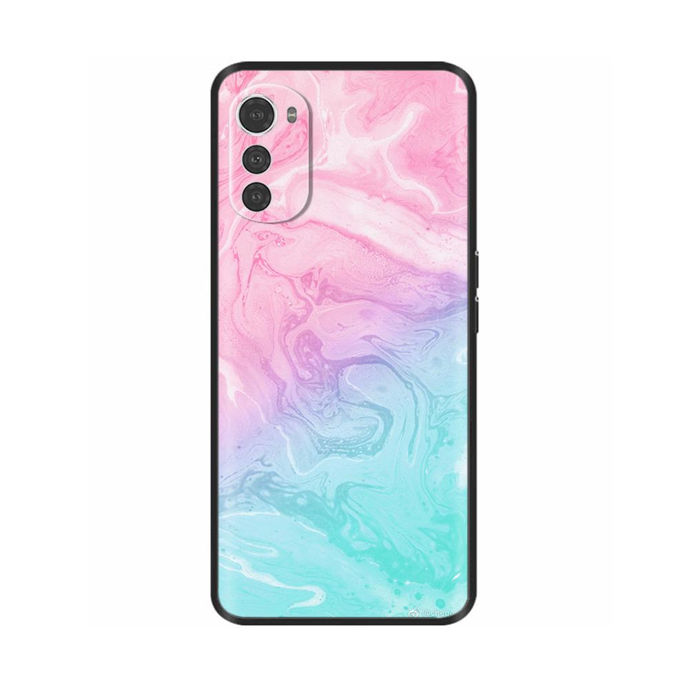For Motorola Moto E32 Case Silicone Fashion Painted Soft Phone Case for Motorola Moto E32S Cover MotoE32S E 32 Bumper Fundas