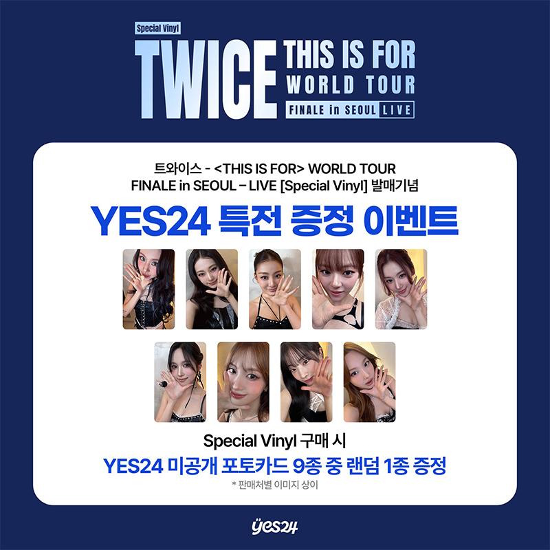 [Pre-comandă] TWICE [THIS IS FOR] FINALA TURNEULUI MONDIAL în SEOUL – LIVE (Ediție Specială LP) (Beneficiu online)