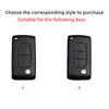 New TPU Car Remote Key Case Cover Protect Shell Bag For Citroen Xsara Picasso C2 C3 C4 C5 C6 C8 Keyless Accessories