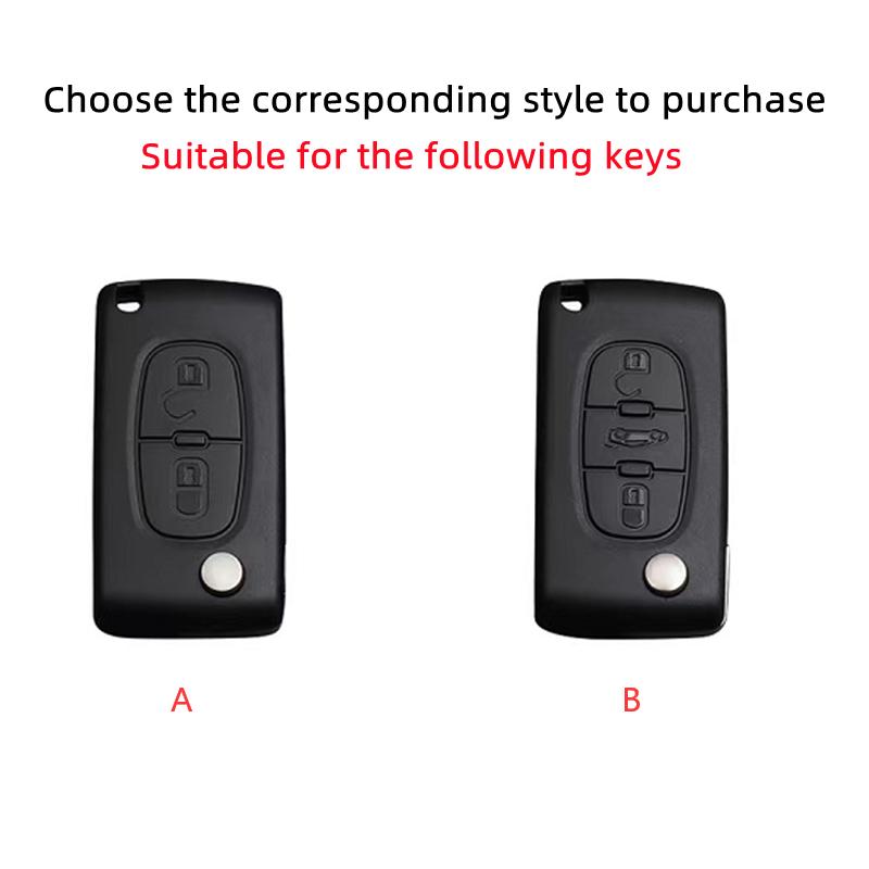New TPU Car Remote Key Case Cover Protect Shell Bag For Citroen Xsara Picasso C2 C3 C4 C5 C6 C8 Keyless Accessories