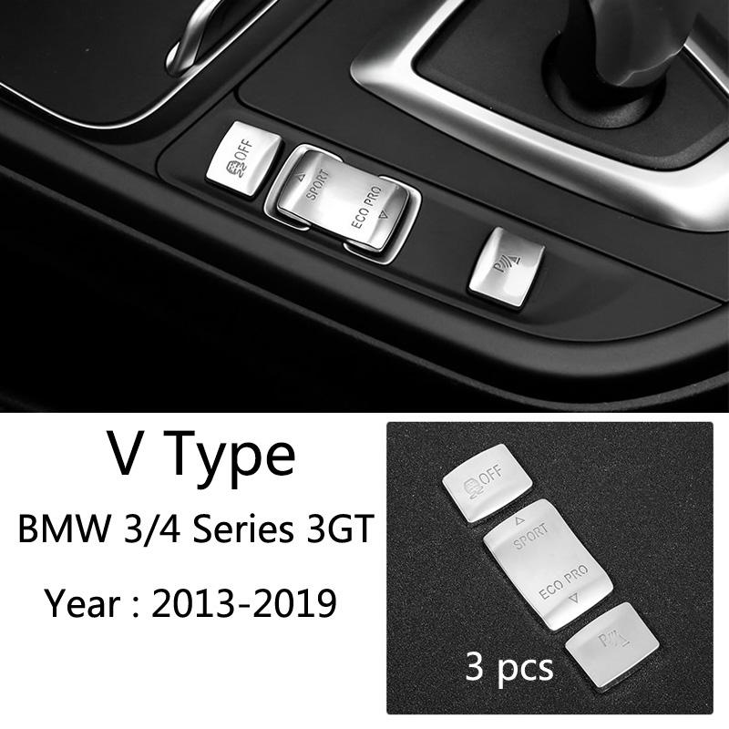 Car Inner Center Console Gear Shift Box Sequins Cover Trim Strips Sticker covers For BMW 3 4 Series 3GT F30 F31 F32 F33 F34 F36