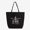 United Bamboo Wide Shopper Bag Black Ulb044