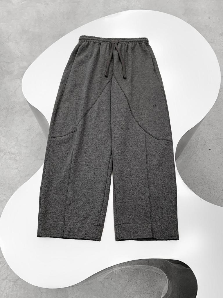 Japanese Retro Patchwork Wide-Leg Drawstring Pants