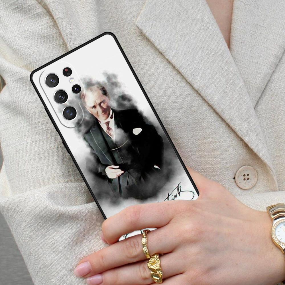 Turkey Mustafa Kemal Ataturk Cell Phone Case for Samsung Galaxy S26 Ultra S25 S24 S23 S22 S21 S20 Note10 Cover Galaxy S25