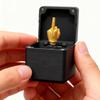 Ready To Use up Prank Middle Finger Gift Box Toy&^ Rose Heart Gift Box^& Funny Ghost Surprise Gift Box# Spoof Middle Finger!!!
