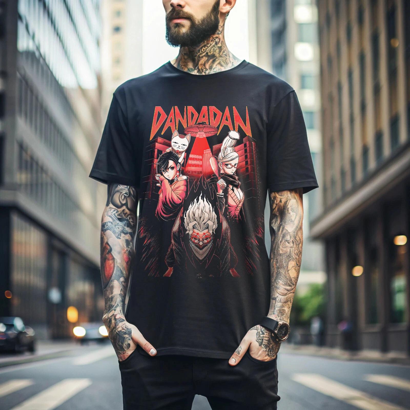

MENS WOMENS Dandadan T-shirt Japanaise Anime Manga Gift Exclusive Shirt All Size 053 L