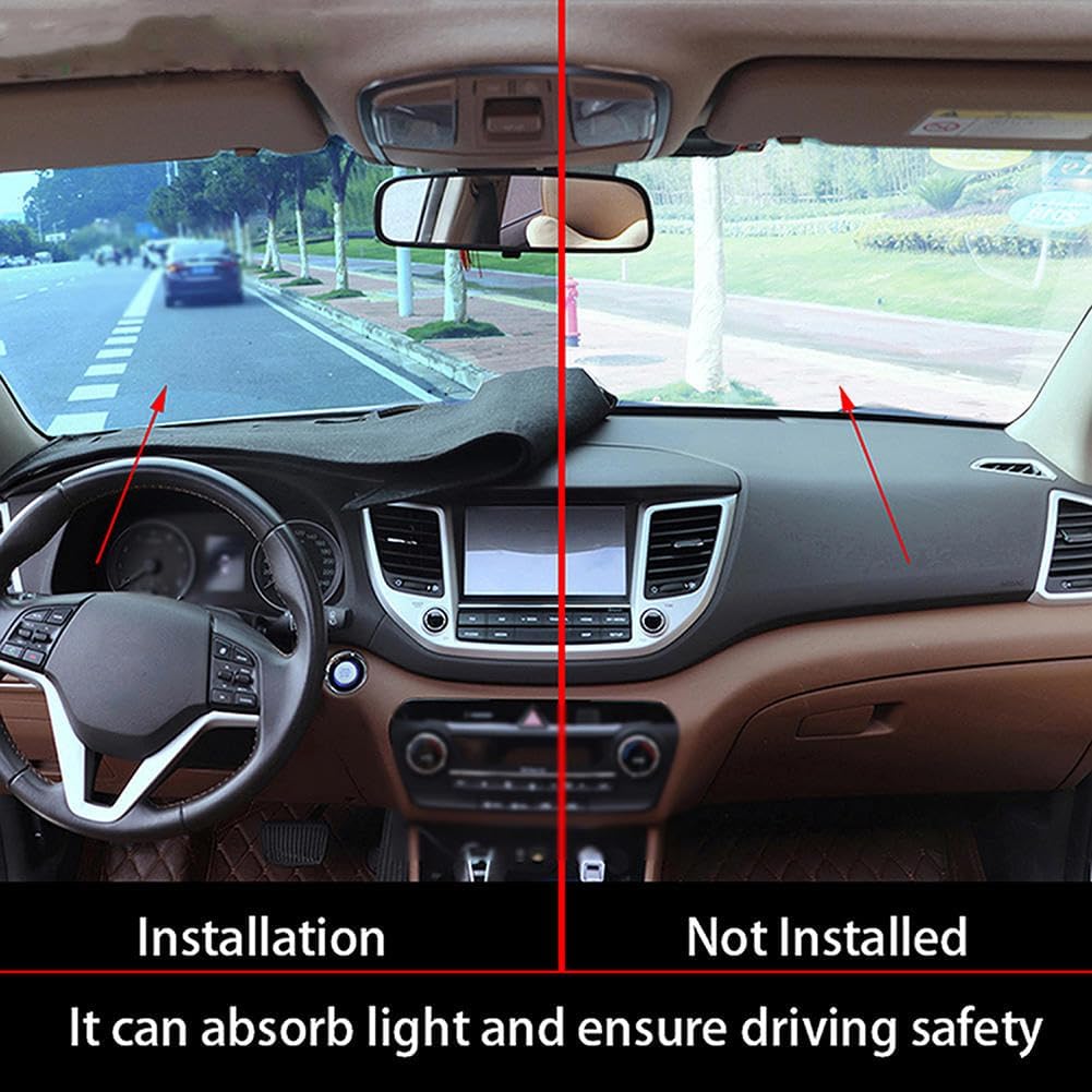 Fit for Lexus GS GS350 GS300 2006-2011 RHD, Car Dashboard Cover, Black Dashboard Cover, Non-Slip Dash mat, Sun Protection