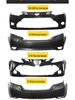 Vios Full Body Kit: Front & Rear Bumpers, Guard Bars (Unpainted) for 14/15/18/19 Models