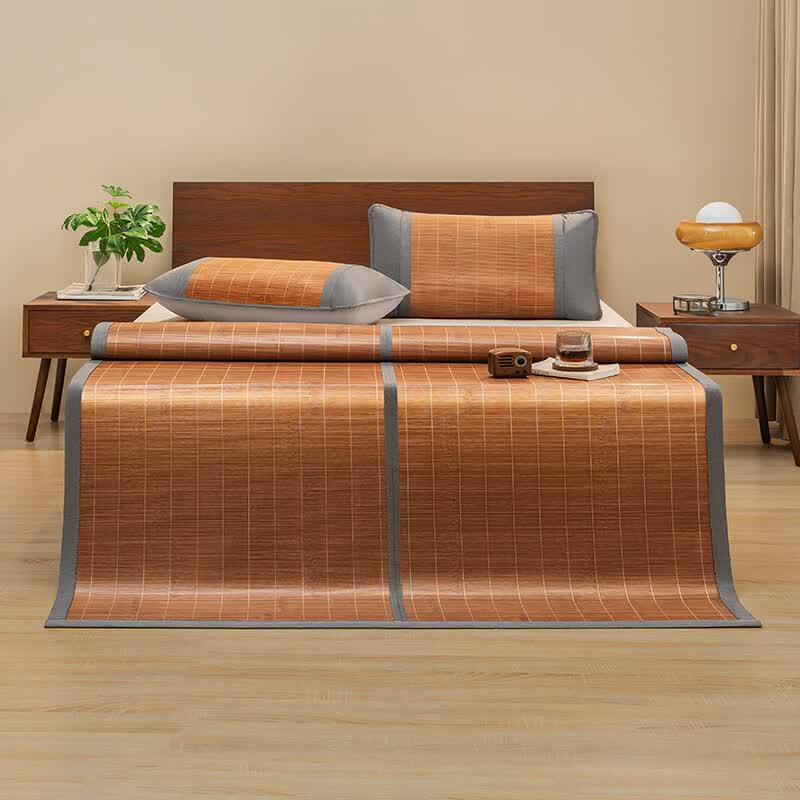 Складной двусторонний бамбуковый охлаждающий коврик Jingdong Zhizao 0.9m Dorm Bed