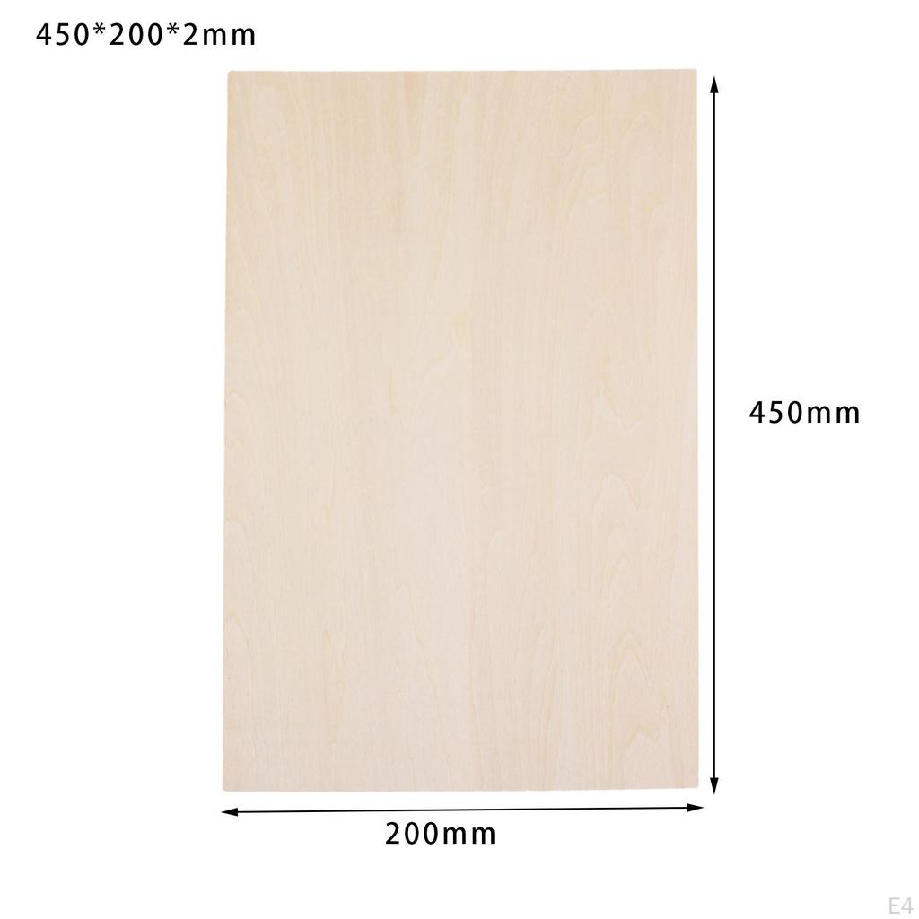 5 Balsa Wood Sheets for Crafting And Model Projects