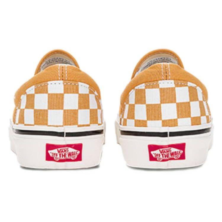 Vans Classic Slip-On Checkerboard - Honey Yellow Unisex Sneakers VN0A7Q58BLS