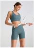 High Waist Butt-Lifting Yoga Shorts - Three-Quarter Length for Slimming and Fitness