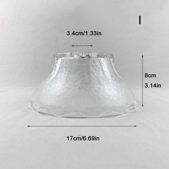 

Clear 34mm Opening Glass Lampshade Replacement for E14 Screw Socket Holder,3.4cm Fitter Lamp Shade for E12 Candle Lighting Cover