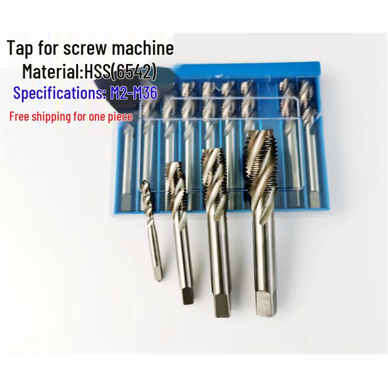 Harbin Harren Spiral Flute Tap for Efficient Up-Chip Blind Hole Removal, Sizes M2-M48 M7*0.75