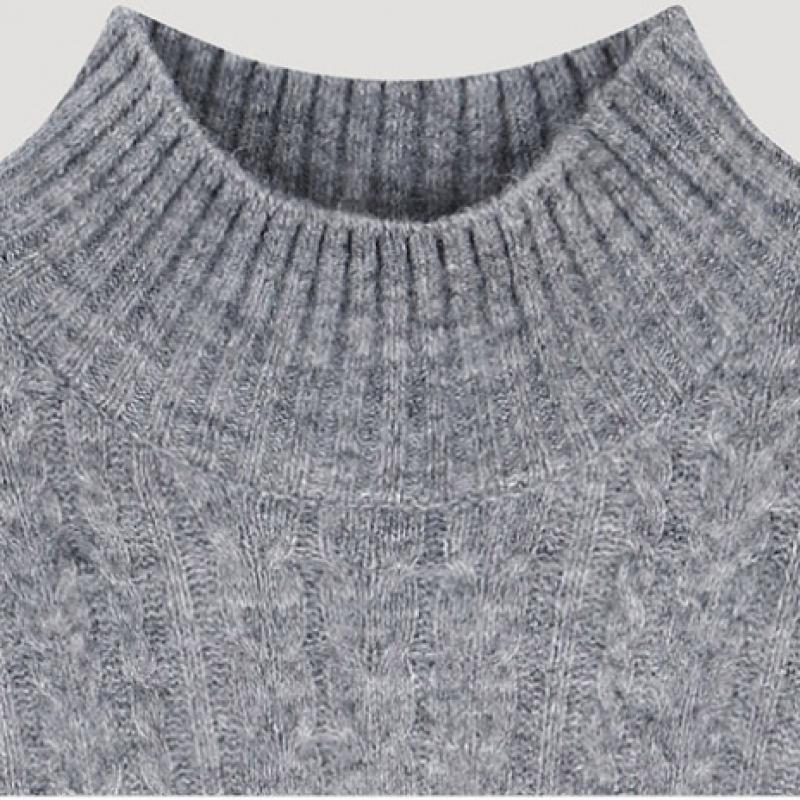  She S miSS  Cable Mock Neck Knit SSkpoo42060 Mg