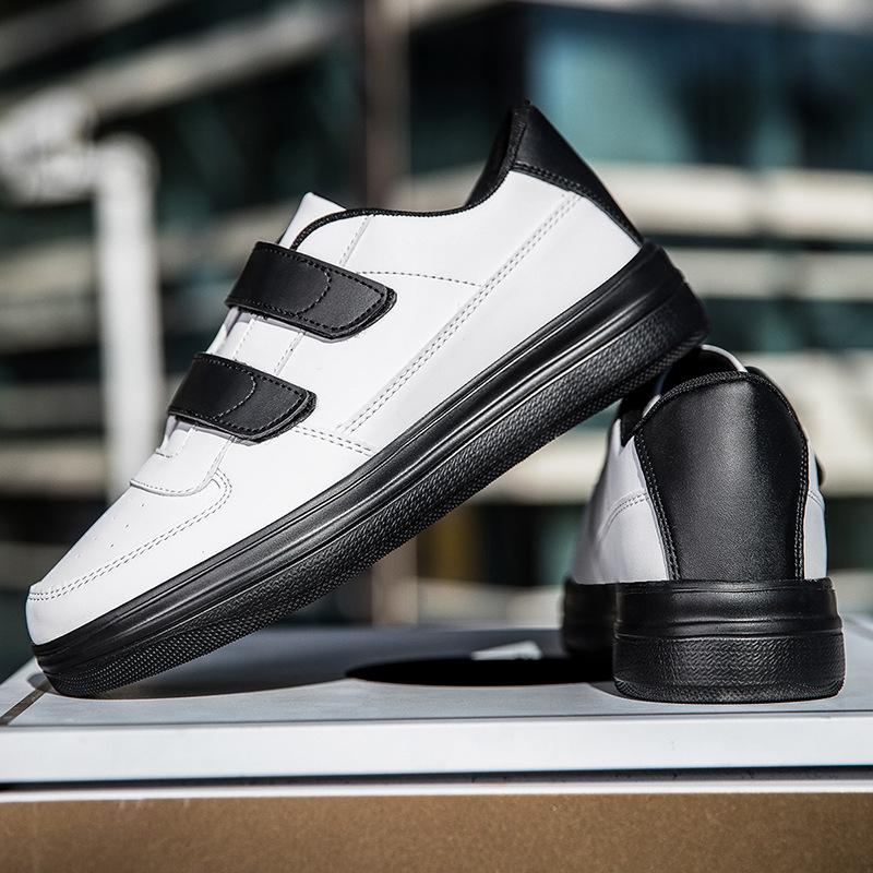 

Кроссовки на липучках, мужские ультралегкие белоснежные кеды, зарубежная торговля, большой размер, повседневная обувь, универсальная спортивная обувь для мужчин 48