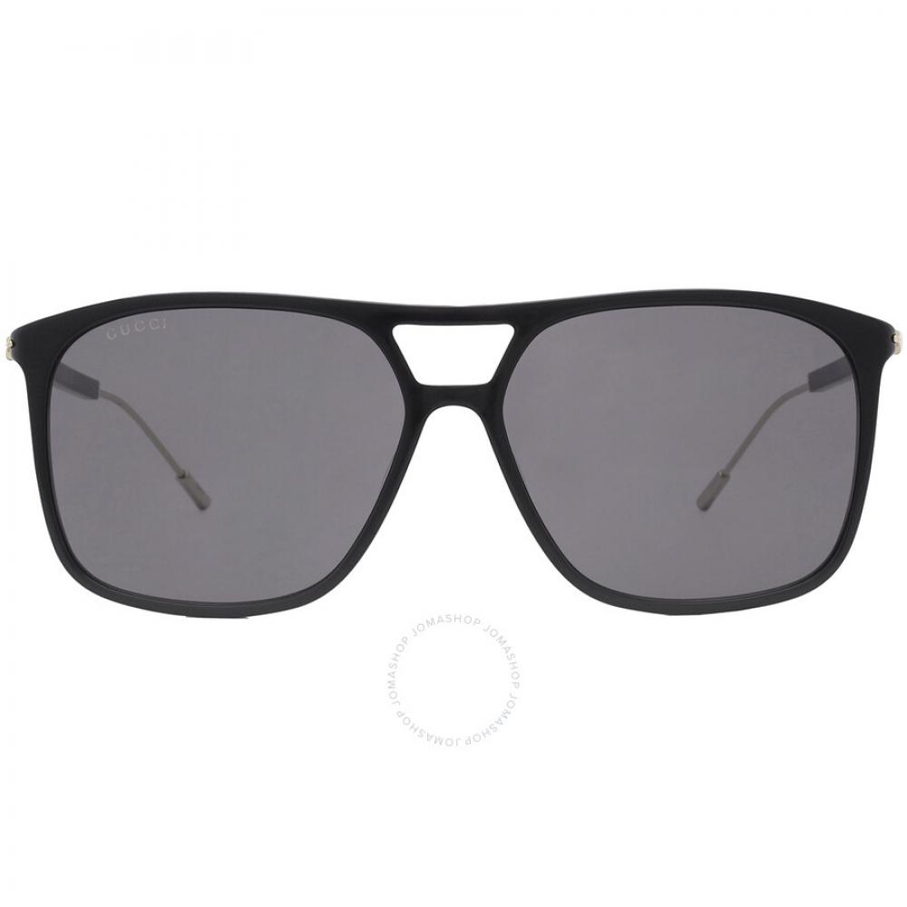 

Gucci Серые мужские солнцезащитные очки Pilot GG1270S 001 60