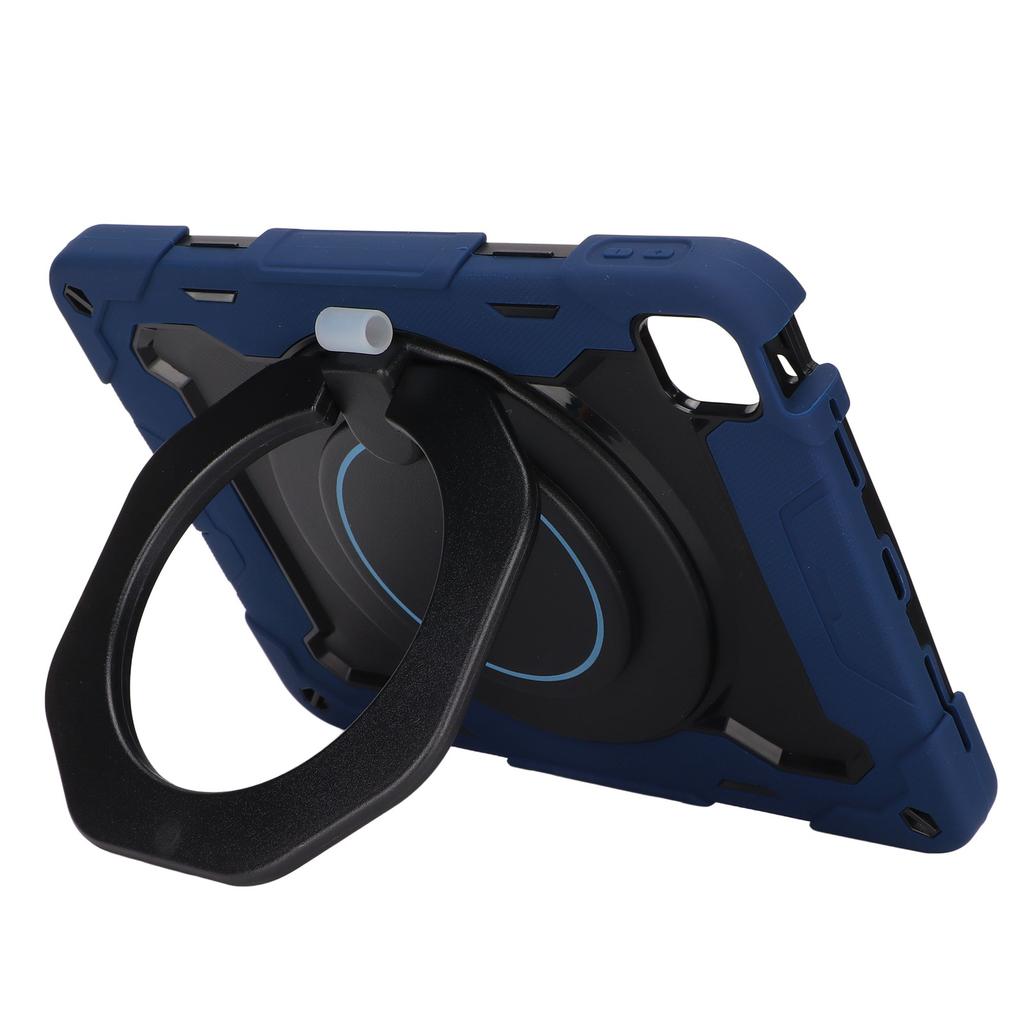 IOS Tablet Case 11in 3 Layer Shockproof Slim Tab Case with 360 Rotating Kickstand Shoulder Strap