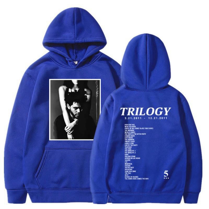 Europäische Größe The Weeknd Trilogy Musikalbum Hoodie