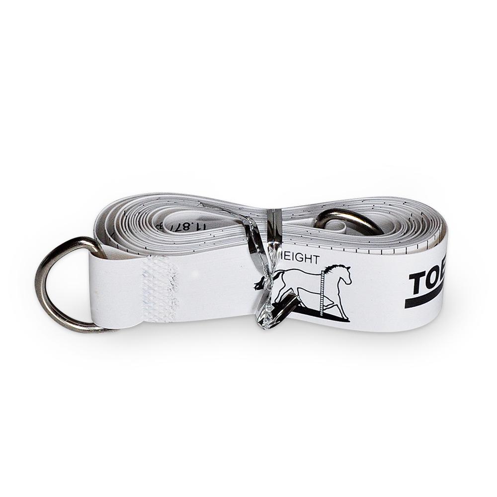2.5 Meter Horse Measuring Tape for Pony & Stallion Height, Chest, and Weight - Livestock Leather Tape Measure