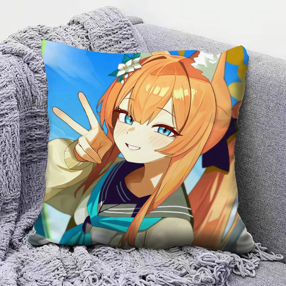 Iochi Mari Idol Blue A-Archive Home Sofa Cushion Covers And Aecorative Custom Pillow Covers