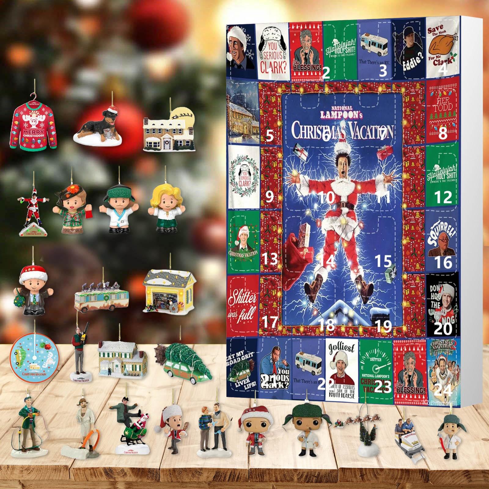 

Календарь обратного отсчета с сюрпризами-подвесками на Рождество One Size