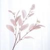 Artificial Eucalyptus Leaves Flowers Branch Fake Plant Decoration for Wedding Home Flower Arrangement Blue Pink Eucalyptus Decor