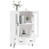 vidaXL Highboard Weiß 69,5x31x115 cm Holzwerkstoff