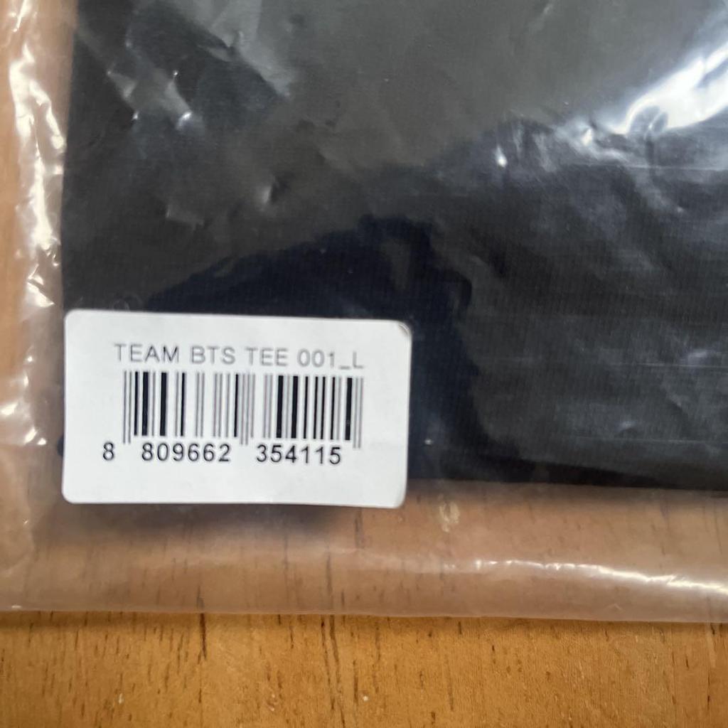 [USED] TEAM BTS T-shirt Jungkook L Size