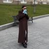 Womens Long Faux Suede Coat Solid Color Thick Warm Fall Winter Elegant Lady Outerwear