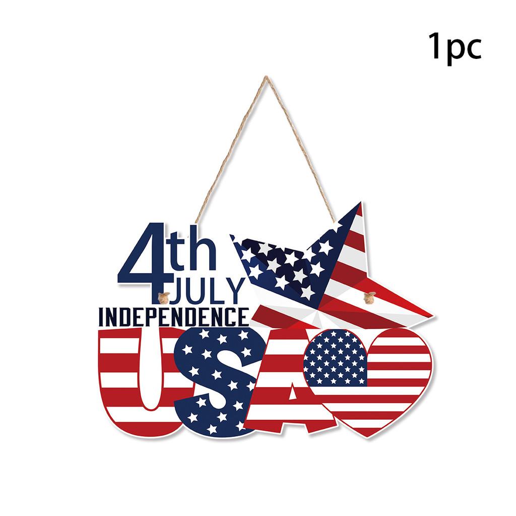 Theme Independence Day Paper Decoration Door Hanging Party Pendant Scene