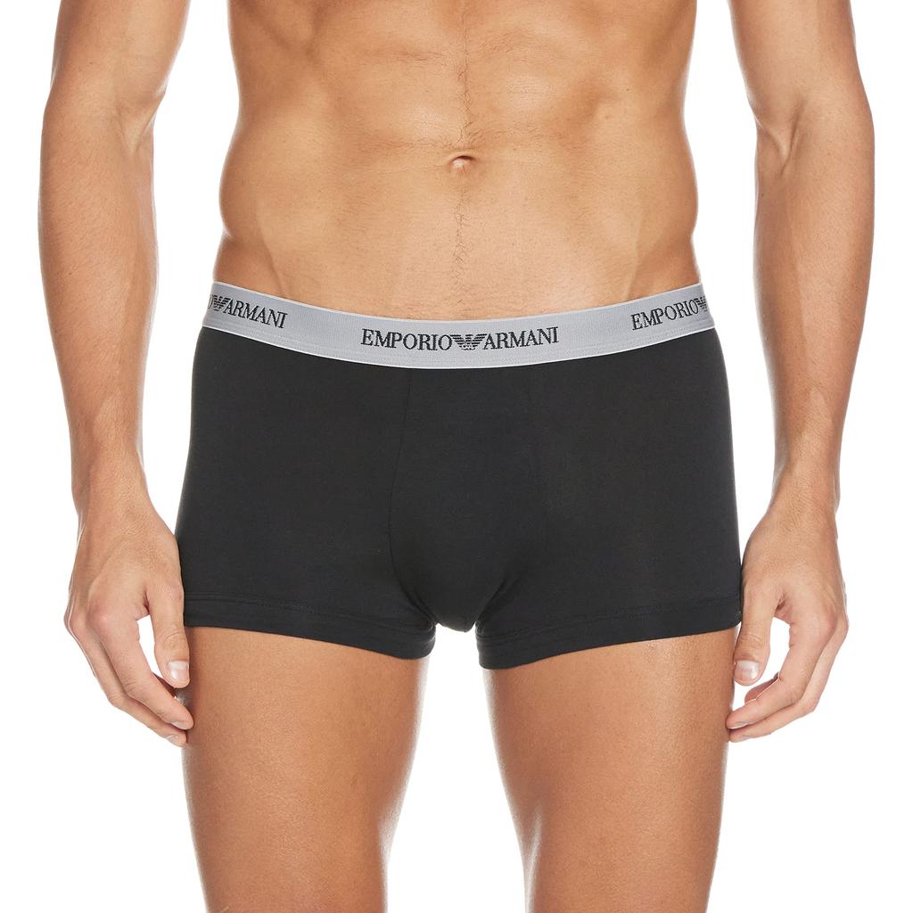 Emporio Armani Men's 3-Pack Boxer Shorts, US Size: Medium, Color: Black